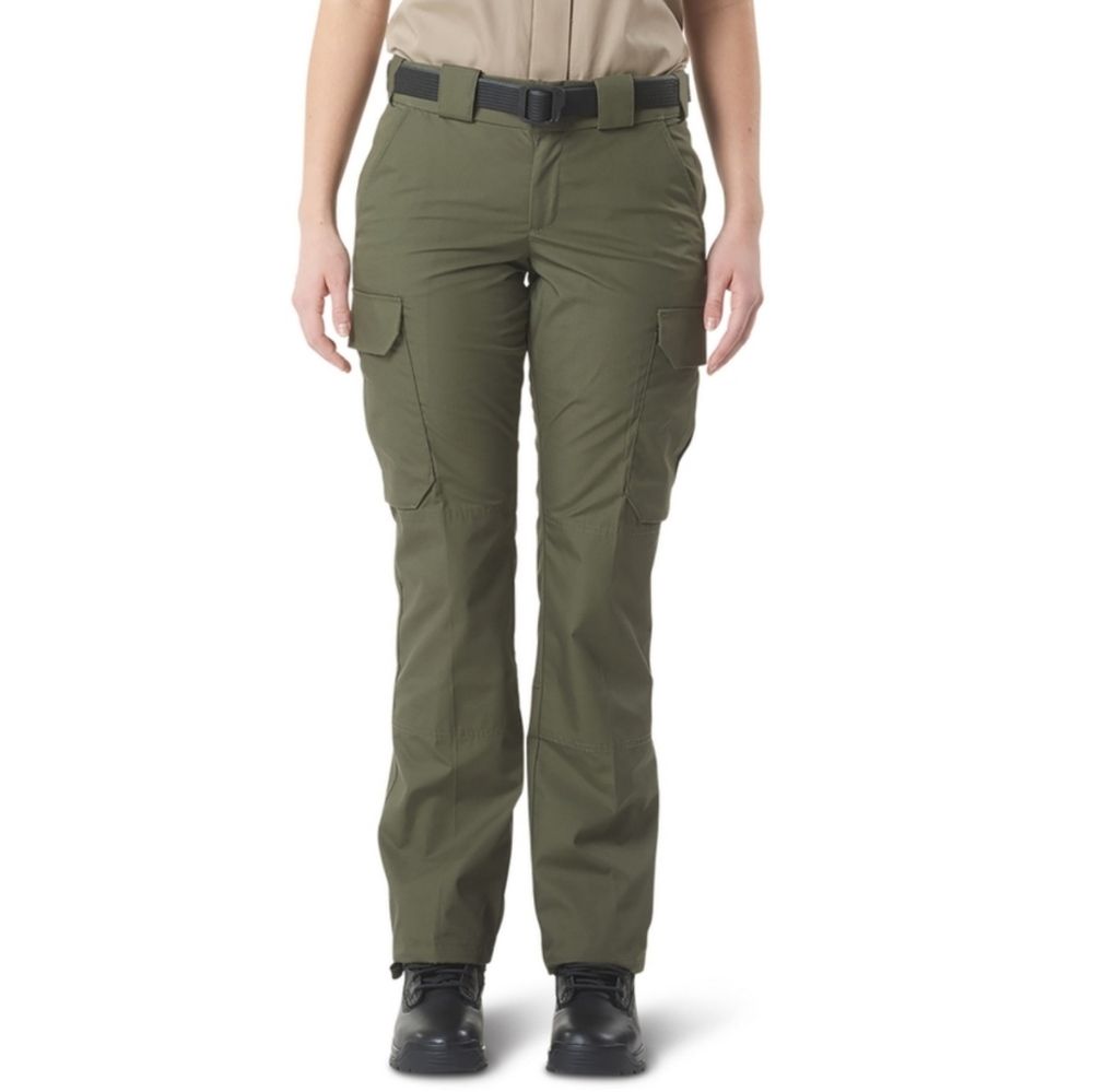 5.11 Tactical Women’s Straight-Leg Cargo Pants — Olive Green
